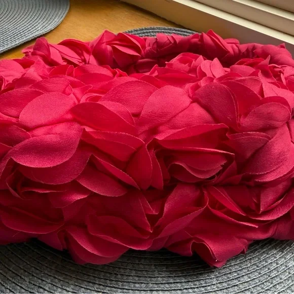 Elegant Pink Floral Women's Bag - Picture 5 of 8